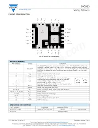 SIC533CD-T1-GE3 Datasheet Page 2