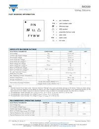 SIC533CD-T1-GE3 Datasheet Pagina 3