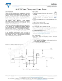 SIC534CD-T1-GE3 Datenblatt Cover