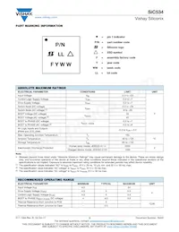 SIC534CD-T1-GE3 Datasheet Pagina 3