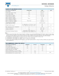 SIC620ACD-T1-GE3 Datasheet Pagina 3