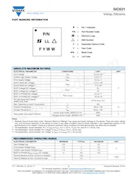 SIC631CD-T1-GE3 Datasheet Page 3