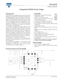 SIC762CD-T1-GE3 Datasheet Cover