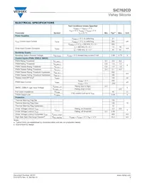 SIC762CD-T1-GE3 Datasheet Page 3