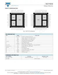 SIC770CD-T1-GE3 Datasheet Page 2
