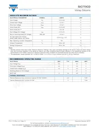 SIC770CD-T1-GE3數據表 頁面 3