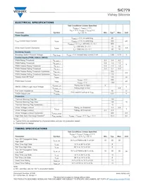 SIC779CD-T1-GE3 Datenblatt Seite 3