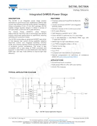 SIC780ACD-T1-GE3 Datasheet Cover