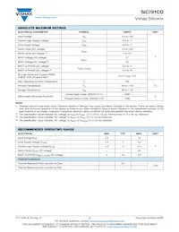 SIC781CD-T1-GE3 Datasheet Page 3