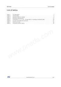 SPV1050TTR Datasheet Page 3