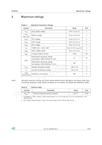 STBC21FTR Datasheet Page 9