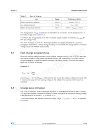 STBC21FTR Datasheet Page 17