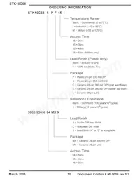 STK10C68-5C45M Datasheet Page 10