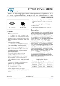 STPM34TR Datasheet Cover