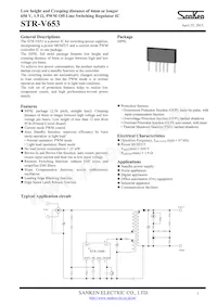 STR-V653 Datasheet Cover