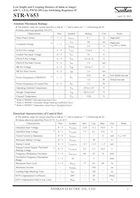 STR-V653 Datasheet Page 2