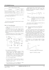 STR-W6052S Datasheet Page 16