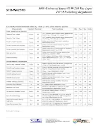 STR-W6251D Datasheet Page 5