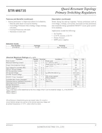 STR-W6735 Datasheet Pagina 2