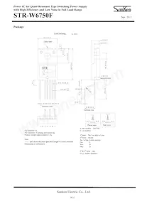 STR-W6750F Datasheet Page 9