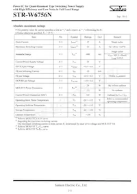 STR-W6756N Datasheet Page 2