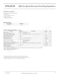 STR-X6729 Datasheet Page 2