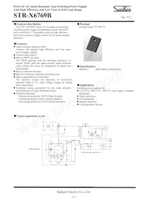 STR-X6769B數據表 封面