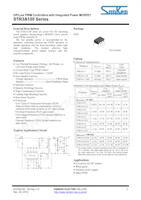 STR3A163HD Datenblatt Cover