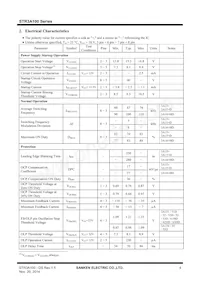 STR3A163HD Datasheet Page 4