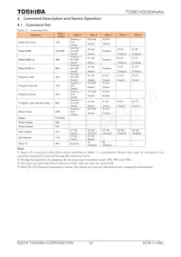 TC58CVG2S0HQAIE Datasheet Pagina 15