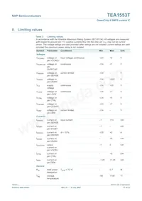 TEA1553T/N1 Datasheet Page 17