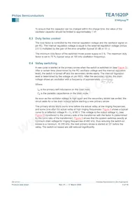 TEA1620P/N1 Datasheet Page 5