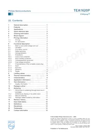 TEA1620P/N1 Datasheet Page 16