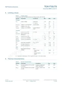 TEA1732TS/1H Datasheet Page 11