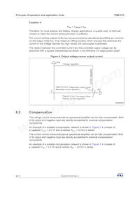 TSM1013IST Datasheet Page 8