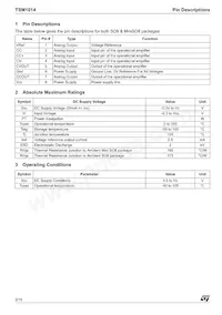 TSM1014IST Datasheet Page 2