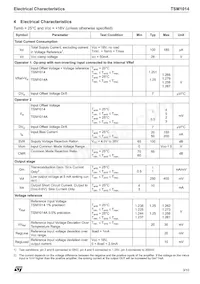TSM1014IST Datasheet Page 3