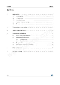 TSM1052 Datasheet Page 2