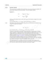 TSM1052 Datasheet Page 9