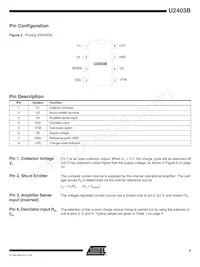 U2403B-MFP Datasheet Pagina 3