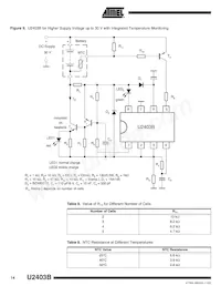 U2403B-MFP Datasheet Pagina 14