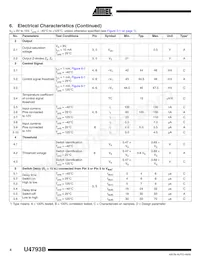 U4793B-MY Datasheet Page 4
