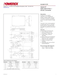 VLA567-01R Datasheet Cover