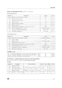 VN770P13TR Datasheet Page 5