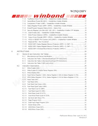 W25Q128FVEIP Datasheet Page 3