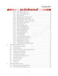 W25Q128FVEIP Datasheet Page 4