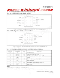 W25Q128FVEIP Datasheet Page 7