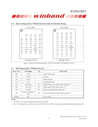 W25Q128FVEIP Datasheet Page 9