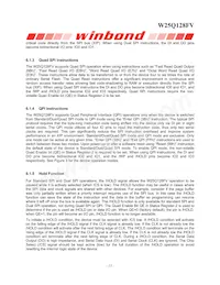 W25Q128FVEIP Datasheet Pagina 14