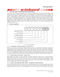 W25Q128FVEIP Datasheet Pagina 17